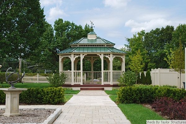 Vinyl Oval Gazebo 11