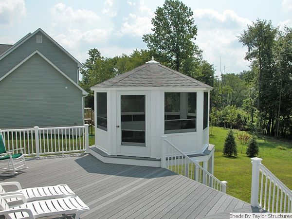 Vinyl Octagon Gazebo 8