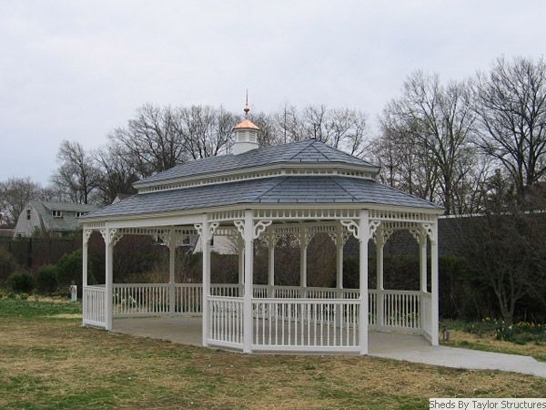 Vinyl Oval Gazebo 10